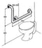 Toilet Rail - Type 02 - Concealed Flanges