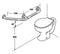 Toilet Rail - Type 06 - Concealed Flanges