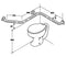 Toilet Rail - Type 07A - Concealed Flanges