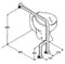 Toilet Rail - Type 09 - Concealed Flanges