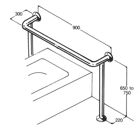 Bath/Shower Rail