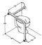 Bath Rail: Type 011: Concealed Flanges