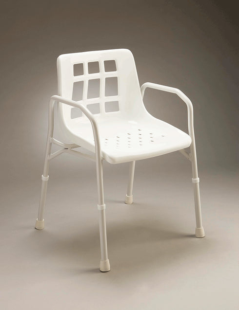Shower Chair - Smik Care - Aluminium with Arms