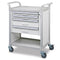 Viva Medication Cart – Double Sided 4 Drawer