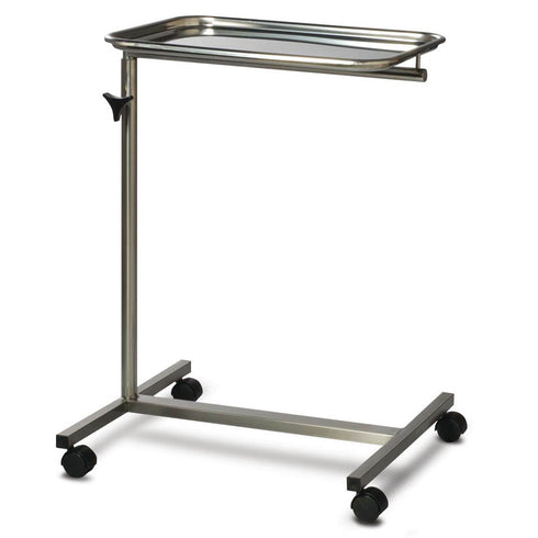 Classic Mayo Table - 4 Leg Base - Stainless Steel