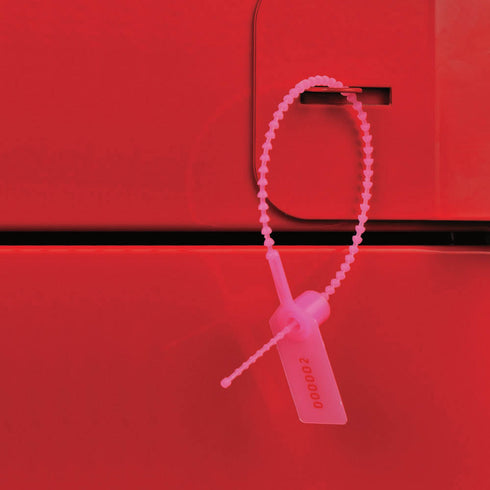 Tamper Proof Pull Tie Drawer Seals – Pink
